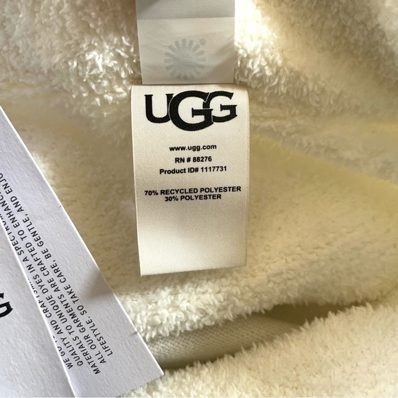 Ugg Noreen Shorts Loungewear Cozy Knit Soft Cream Neutral XL NWT - Picture 7 of 9